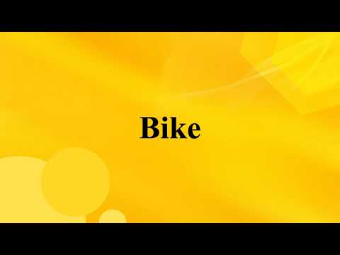 How to pronounce BIKE in English in American accent.