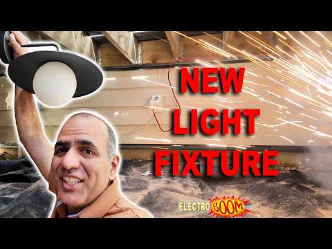 Running Power for New Outdoor Light Fixture