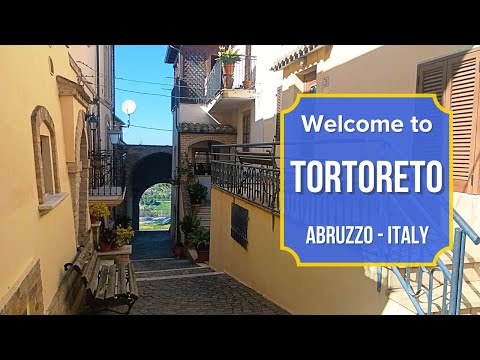 Walking Tour in Tortoreto - The Best Views of Abruzzo! 🇮🇹 🏛️🏘️🌿🌳😍 v.91