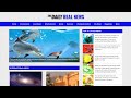 News Reading Website In HTML, CSS & JQUERY | Blog Website In HTML, Marquee Tag | Cycle Slider -1