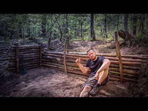 Bushcraft Super Shelter - Survival Camp 2.0 Camp Camp Construction - Germany German #001