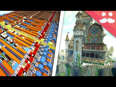 How to do BIG BUILDS in Survival Minecraft!