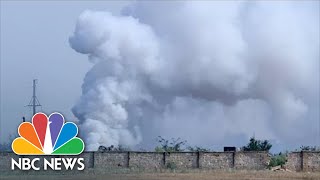 Explosions Rock Russian Ammunition Depot In Crimea