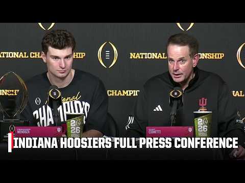 Curt Cignetti says Fernando Mendoza has THE HEART OF A LION 🦁 | Indiana Hoosiers Press Conference