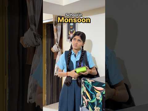 School in Monsoon 🤣🤌🏻 #shorts