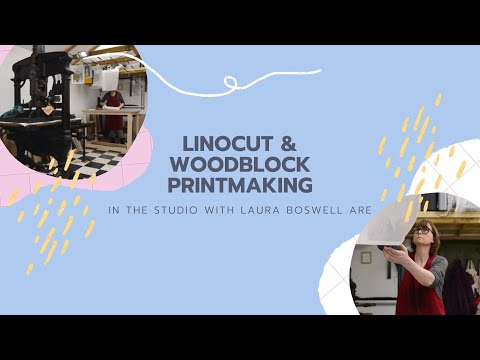 Linocut and Woodblock Printing in the Studio with Laura Boswell ARE