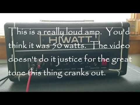 Hiwatt 20W tube amp - Fisher modified