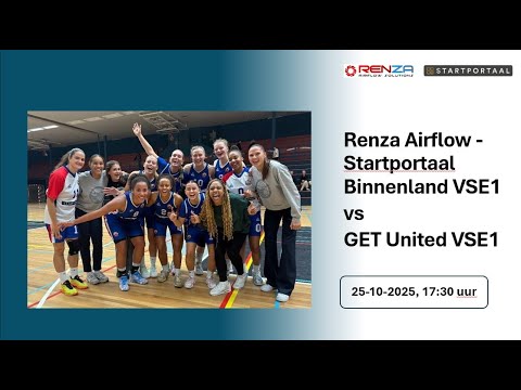 Renza Airflow - Startportaal Binnenland VSE1 vs GET United VSE1