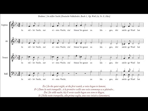 Brahms | In stiller Nacht [Op. WoO 34, Nr. 8; RIAS Kammerchor]
