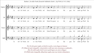 Brahms | In stiller Nacht [Op. WoO 34, Nr. 8; RIAS Kammerchor]
