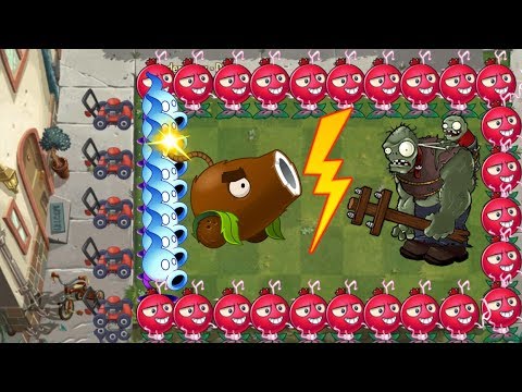 Pvz 2 - Electric Currant, Coconut Cannon vs All Zombies