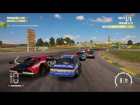 Wreckfest PS4 PRO - Gold trophy in Race Attack challenge season 7