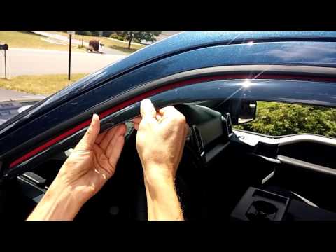 AVS Ventvisor 194974 installation 2015-16 F-150