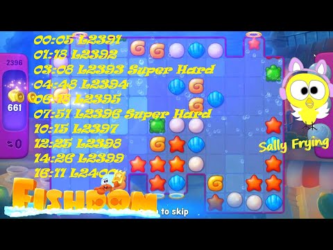 Fishdom level 2391 to 2400 S