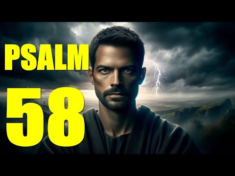 Psalm 58 Reading:  God Judges the Earth (With words - KJV)