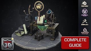 Stylized Astronomy Scene video thumbnail