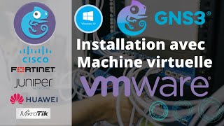 Installer GNS3 sous windows 10 et Machine virtuelle VMWARE | Cisco LAB CCNA/CCNP/CCIE