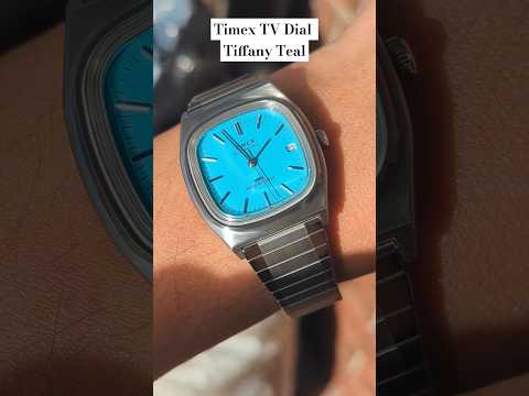 Timex TV Dial 1983 Reissue Tiffany Teal #timex #timexwatches #affordablewatches #wristwatch #watch