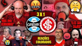 REAÇÕES dos COLORADOS - GRÊMIO 3x1 INTERNACIONAL - COPA DO BRASIL 2026 - INTER E BALDASSO ELIMINADO!