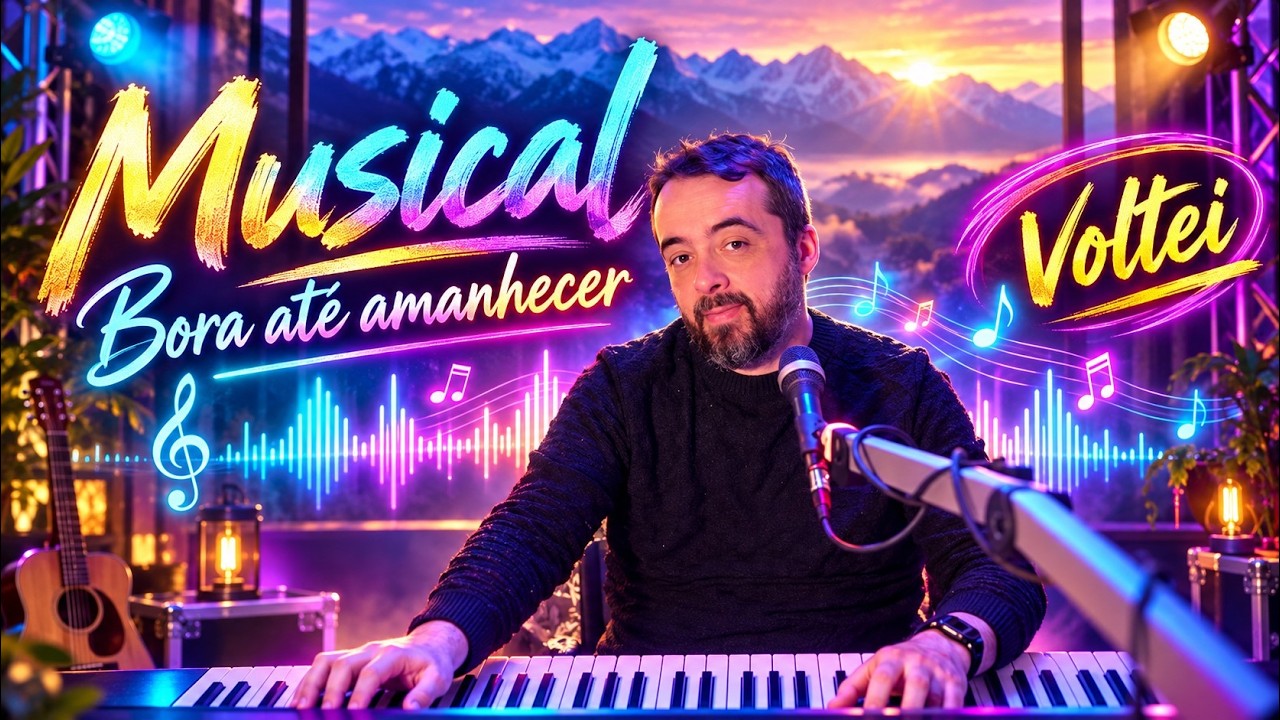 MUSICAL - VOLTEI E HOJE É ATÉ AMANHÃ!