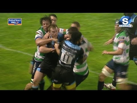 Tempers Boil Over As Benetton Treviso Awarded Penalty Try !  May 2nd 2014