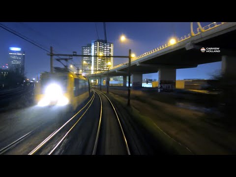 Machinisten houden van CAF vanwege dit: SCHIJNWERPERS! Amersfoort-Amsterdam-Hoofddorp SNG 14/2/2023