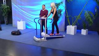 newgen medicals Profi-Laufband mit Fitness-Station und Bandmassage