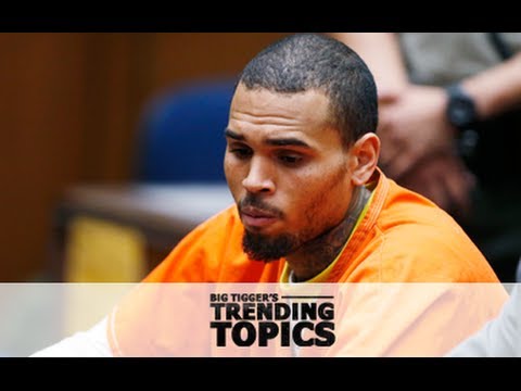 Chris Brown Chucks The 'Deuces' To Freedom For A Short Time - Trending Topics