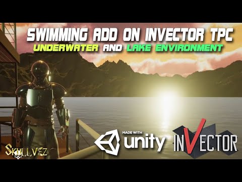 Swimming Add On Invector TPC | Mountain Lake and Underwater Environment made with Unity3D