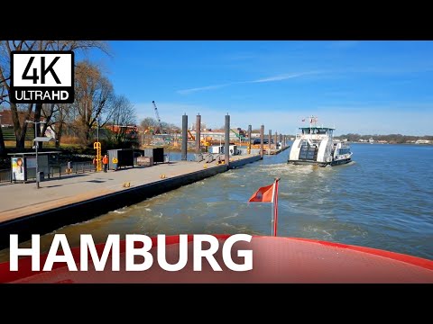 Mit der Fähre 62 von Landungsbrücken bis Finkenwerder / Hamburg Hafenrundfahrt mit HADAG