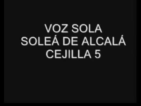 VOZ SOLA SOLEÁ DE ALCALÁ