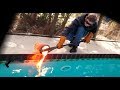 Pouring lava in my pool!