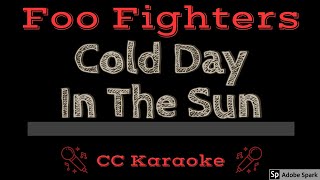 Foo Fighters • Cold Day in the Sun (CC) [Karaoke Instrumental Lyrics]