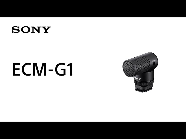 Vidéo SONY ECM-G1 Micro Compact