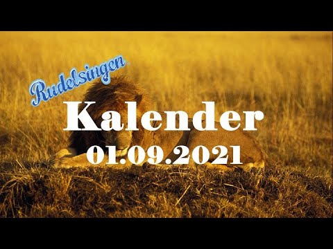 Der Mitsing-Kalender am 01.09.2021  - Tag 244