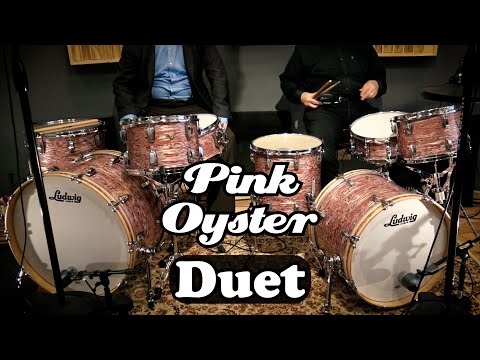 Demo with Sr and Jr! - LUDWIG Classic Maple - Pink Oyster