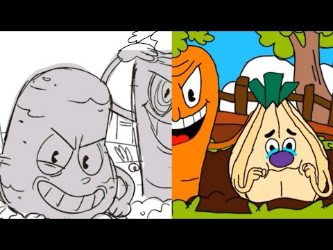 #Cuphead 🎵#RollorDie🎵 (Root Pack and Goopy le Grande) Comparison