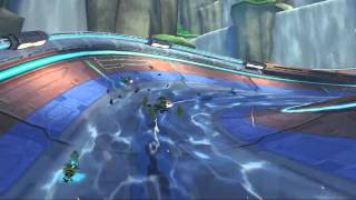 Big Blue F-Zero Track in Mario Kart 8 (Japanese Trailer)