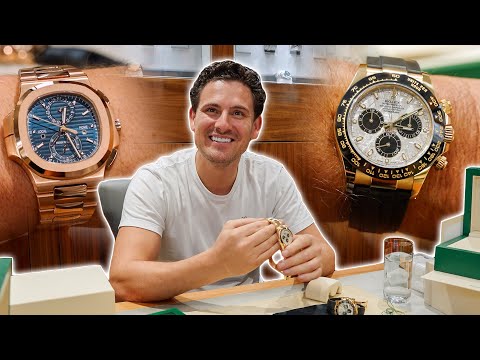 Ele compra um meteorito Rolex Daytona raro | Patek 5990 Rose Gold Unboxing