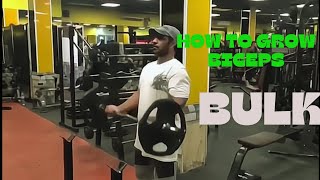 Tuesday - Biceps & Build | BULK  Mass Building Program  | Naveed & Fitness