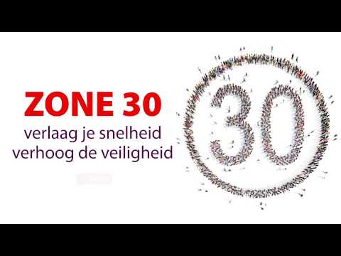 Zone 30: Verlaag je snelheid, verhoog de veiligheid