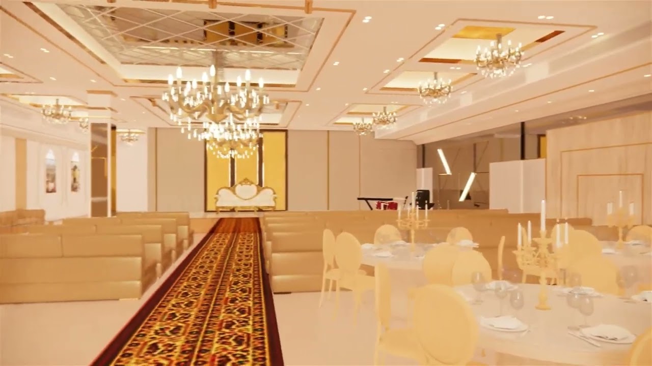 Exclusive modern Banquet interior concept 2024
