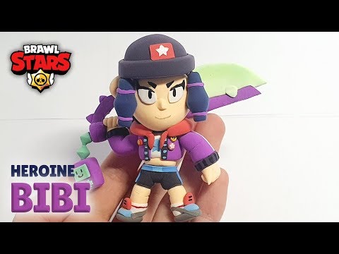 Making new skin Heroine Bibi :: Brawl Stars Clay-art