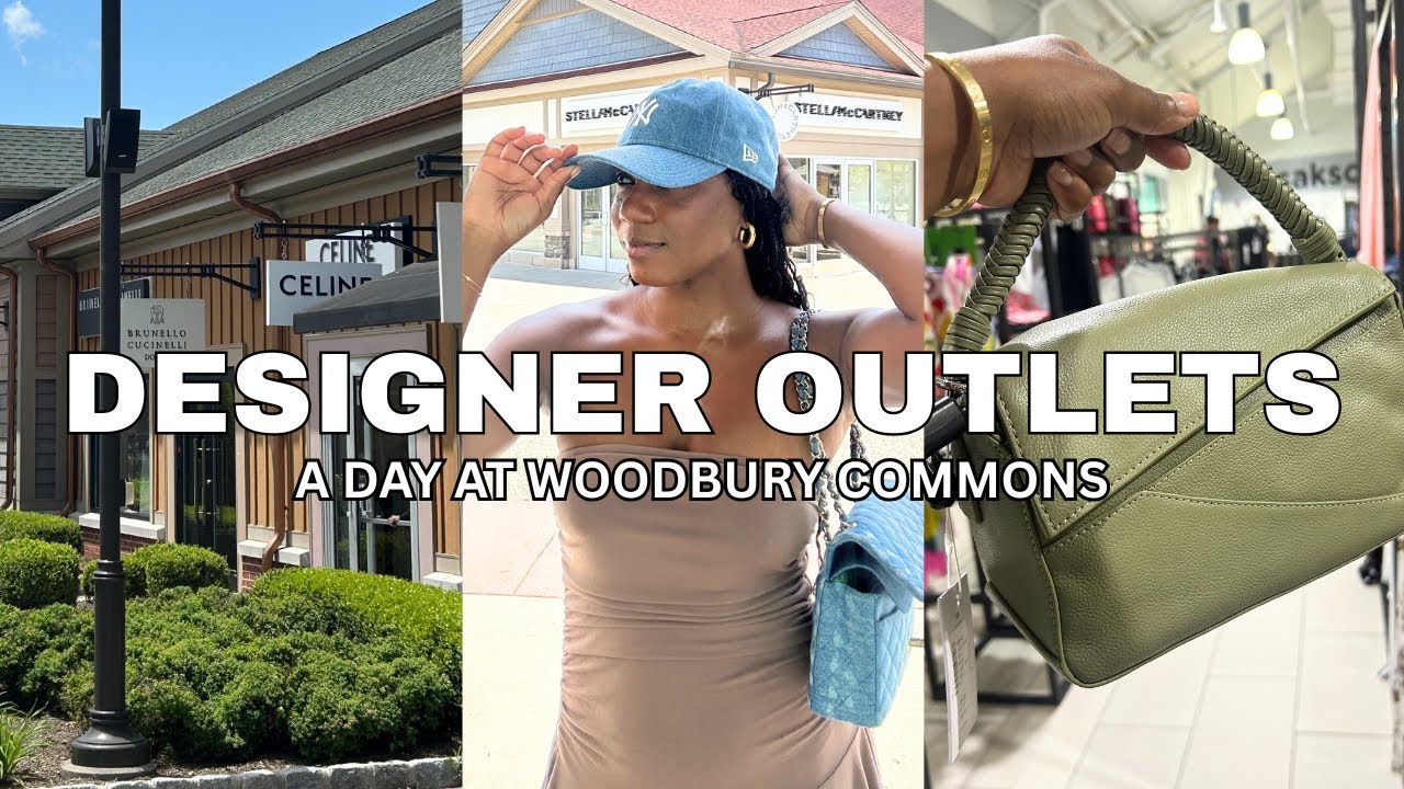 WOODBURY COMMONS LUXURY OUTLETS NYC VLOG! MONROE STEELE
