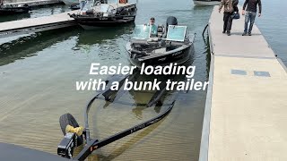 Putting your boat on a trailer with ease!
