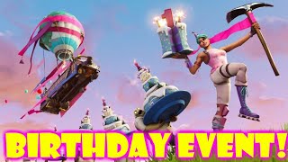 Fortnite BIRTHDAY EVENT (All Birthday Challenges & Rewards)