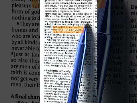 🔥 Unveiling Prophecy: 2 Timothy 3:1-5 Reveals TODAY’s World! 😱 #EndTimesAlert #god #love #jesus