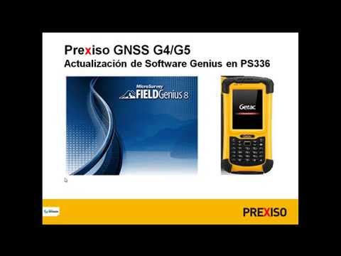 Proceso de actualización para Software FieldGenius en Controladora Getac PS336