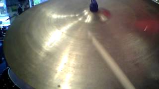 Video thumbnail for STEBAL DRUMS - 30" ZILDJIAN RIDE CYMBAL 1960'S VINTAGE by Stebal Drums Gear