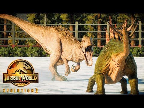 Stegosaurus MAX Destroyed ALL Carnivore Dinosaurs | Jurassic World Evolution 2